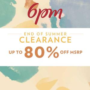Up to 80% Off in Summer Clearance Sale