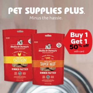 Buy 1, Get 1 50% Off Stella & Chewy's Freeze Dried Dog Food