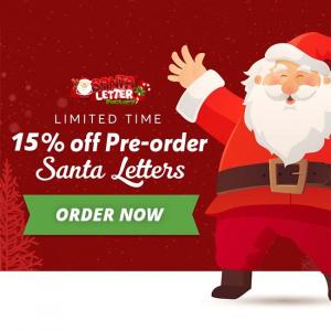 15% Off Certified Letters From Santa for Kids