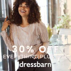 30% Off Everything Plus Size