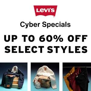 Cyber Specials: Up to 60% Off Select Styles